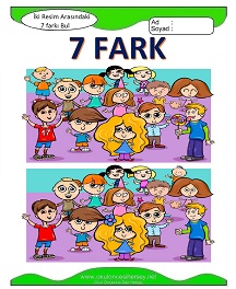 İki Resim Arasındaki Farkı Bul Etkinliği